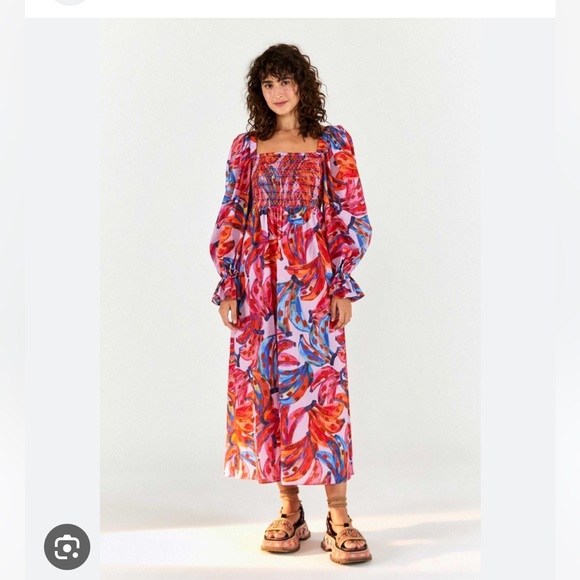 FARM Rio Dresses & Skirts - NWT Farm Rio colorful bananas maxi dress